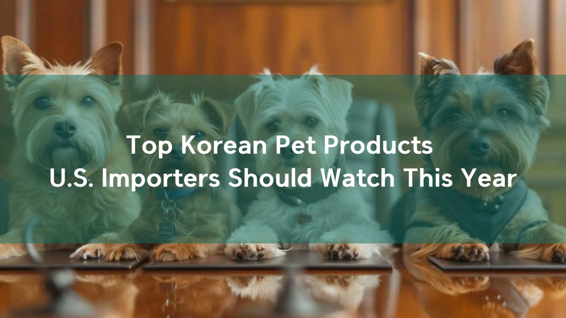 Top Korean Pet Products for US Importers to Discover